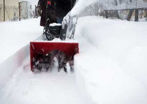 Country Plowing Sidewalk Work